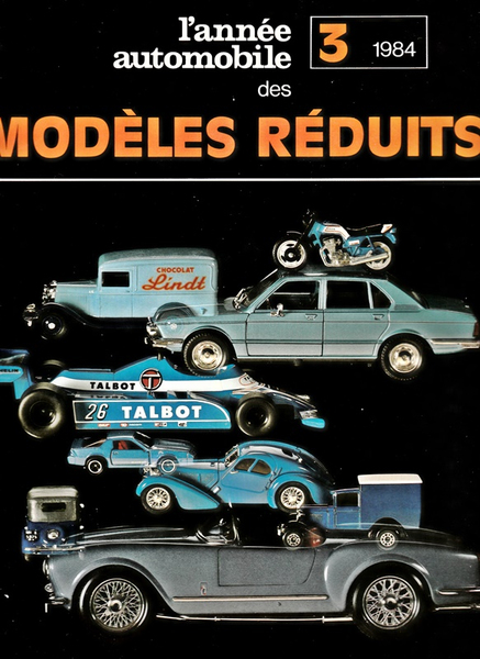 Année automobile des modeles réduits 1984