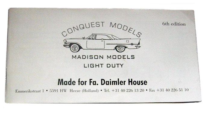 Conquest / Madison Models 6th edition